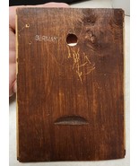 Vintage Cuckoo Clock Back Door Wood 3 5/8&quot; x 4 15/16&quot; - £7.78 GBP