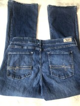 Denizen From Levi&#39;s Womens Modern Boot Cut Jeans Denim Mid Rise Blue Sz 33 / 30 - £17.67 GBP