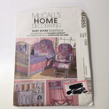 McCall&#39;s 4855 Home Decorating Baby Room Essentials Nursery - £10.27 GBP