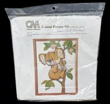 Koala Crewel Picture Kit Sealed New Wool Bear Columbia Minerva Morehead VTG 1979 - £23.78 GBP