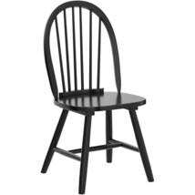 Nightcore Wood Dining Chairs Set of 2, Vintage Windsor Chairs with High Spindle  - £163.57 GBP