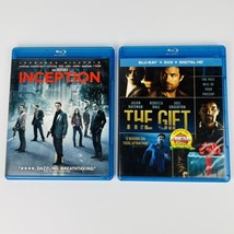 Inception &amp; The Gift (Blu-ray &amp; DVD, 2-Disc Set) Lot Of 2 Movies - £6.21 GBP