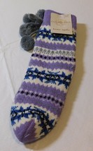 Covington Home Socks Youth Girls Socks One Size Fits Most Purple Blue White - £8.04 GBP