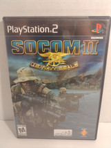 Sony Playstation 2 Socom Ii Us Navy Seals PS2 Cib Tested - £8.99 GBP