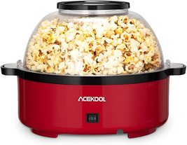 US ACEKOOL Multifunctional Popcorn Popper Maker Machine - Red - £70.00 GBP