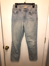 Madewell The Perfect Vintage Jean SZ 27 Light Wash Distressed 27X28 C2819 - $18.80