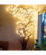 1.8m/6Ft 96 LEDs Bendable Willow Vine Lights - Rattan Tree Decorative Ni... - $29.69+