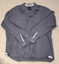 Tommy Bahama Linen/Cotton Blend Long Sleeve Button Down Shirt Size Small - $16.54