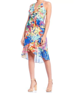 Belle Badgley Mischka Sz 4 Womens Faith Dress Chiffon Multi Ruffle Faux ... - $34.64