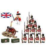 Napoleonic Wars British Army Soldiers 8 Styles 11pc Minifigure Battlefie... - $22.55+