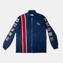 Lana Del Rey Racing Stripe Jacket For Women Cotton - £85.92 GBP