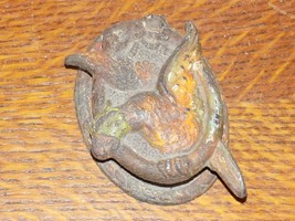 Vintage Hubley Parrot Cast Metal Door Knocker - $564.28 MXN