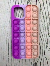 Fidget Toys Case fits iPhone 12 Pro Push Bubble Pop Multi Color - £11.36 GBP