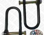(2) 3”x9”x3/4 AIRLIFT BUMPER WELDED CLEVIS SHACKLE fits MILITARY HUMVEE - $168.39