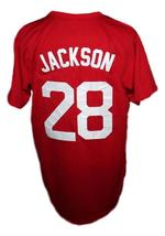 Bo Jackson #28 Memphis Chicks Custom Baseball Jersey Red Any Size image 2