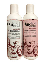 Ouidad Advanced Climate Control Defrizzing Shampoo &amp; Conditioner Set Each 8.5 oz - £21.97 GBP