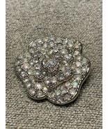 Gorgeous Vintage Unbranded Silver Tone Flower Pin Brooch Fashion Jewelry KG - $9.89