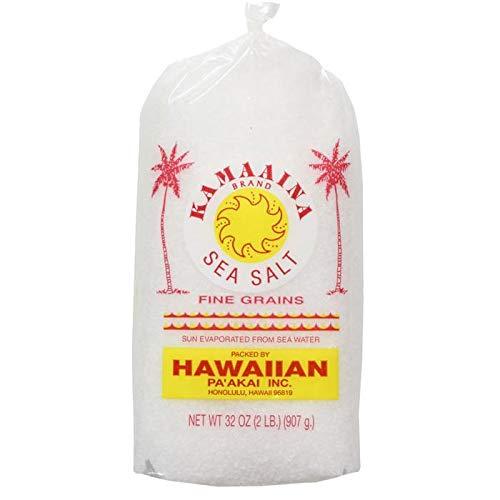 (Pack of 5 Bags) Kamaaina Brand Sea Salt - (Hawaiian Sea Salt) Net Wt. 32 Oz. - £50.63 GBP
