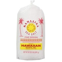 (Pack of 5 Bags) Kamaaina Brand Sea Salt - (Hawaiian Sea Salt) Net Wt. 3... - $64.34