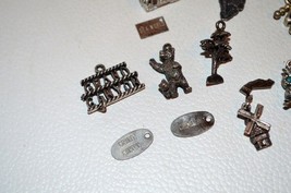 Sterling Silver Charm Lot of 16 California Theme Carmel San Diego Sea World Vtg - £60.50 GBP