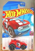 2022 Hot Wheels #69 Compact Kings 3/5 ROCKET BOX Red/Blue w/Black Pr5 Spoke Whls - £5.87 GBP