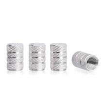 Chrome Aluminum Tire Valve Caps 4 Pack – Premium Metal Valve Stem Caps - $7.99