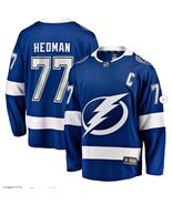 Victor Hedman #77 Lightning Men's Blue Replica Hockey Jersey - $59.99
