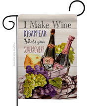 Wine Superpower - Impressions Decorative Garden Flag G167063-BO - £15.66 GBP