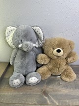 World&#39;s Softest Plush 11&quot; Tan Bear - Elephant Beverly Hills Teddy Bear C... - £19.39 GBP