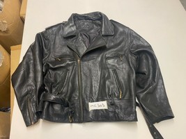 ROVER &amp; LAKES Vintage Leather Motorcycle Jacket Armpit/armpit 25&quot; (mc505) - £52.94 GBP