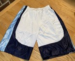 Basketball Shorts Sz 34-38 (2XL) White Blue Athletic Jogging Swimming Tr... - $13.46