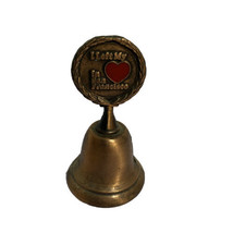 I Left My Heart In San Francisco Metal Brass Souvenir Bell - £8.49 GBP