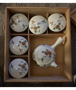 Fukagawa Seiji Chrysanthemum Bird Tea Set/Arita Ware Boxed - $148.49