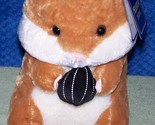 Kellytoy Light Brown &amp; White Hamster Plush 10.5&quot; NWT - $10.77
