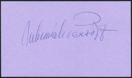 NEHEMIAH PERSOFF SIGNED 3X5 INDEX CARD SOME LIKE IT HOT YENTL STAR TREK ... - £17.85 GBP