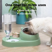 Surrunme Stainless Steel or Ceramics Bowl for Cat Double Dog Bowl Automa... - £32.53 GBP+