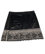 Black Floral Lace Half Slip - Large - €12,68 EUR