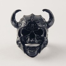 Warrior Skull Horned Helmet Armor Ring Sizes 7 9 10 11 & 14 Fashion Jewelry 