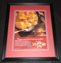 1992 Stouffer&#39;s Frozen Foods Pot Pie 11x14 Framed ORIGINAL Advertisement - $34.64