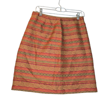 Vintage Harold’s Womens Size 6 Knee Length Skirt Wool Blend Striped Art to Wear - $13.22