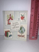 Vintage 1960’s Paramount Graduate From Grade School Greeting Card - $4.94