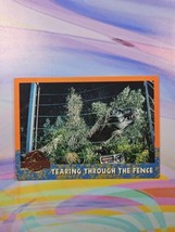 1993 Topps Jurassic Park Gold | Tearing Through the Fence #31 - $1.99