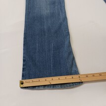 LEI Ashley Low Rise Junior Bootcut Jeans Blue Cotton Blend Denim Size 15 (34×33) image 8