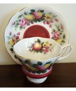 ROYAL ALBERT Country Fayre Series Surrey ENGLISH BONE CHINA TEACUP &amp; SAU... - $45.11 CAD