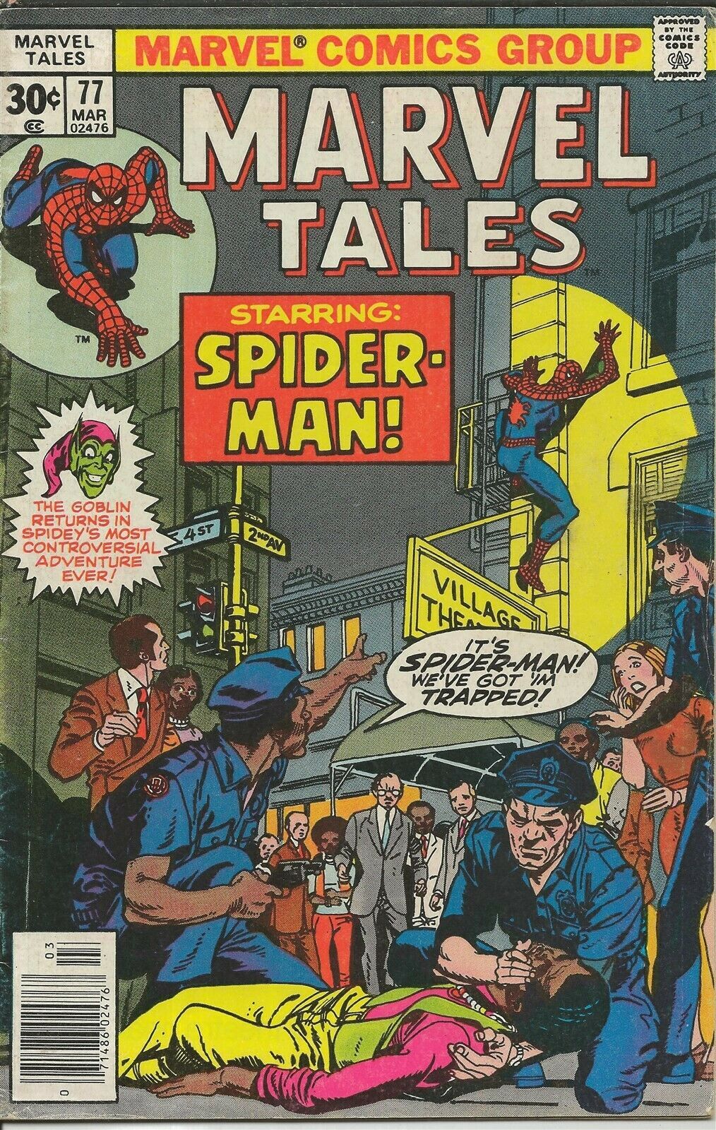 Primary image for Marvel Tales #77 VINTAGE 1977 Marvel Comics Reprints Amazing Spider-Man 96