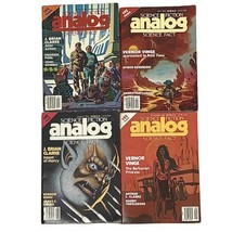 Analog Science Fiction Magazine 1986 Lot of 4 Turtledove Clarke Robinson... - £7.41 GBP