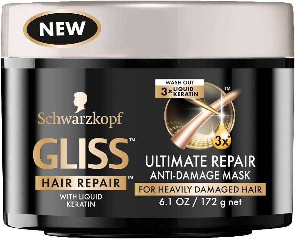 Schwarzkopf Gliss Ultimate Repair Liquid Anti Damage Mask 6.1 oz - $9.49