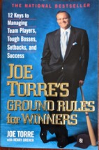 Joe Torre&#39;s Ground Rules for Winners Autographed Paperback  - £39.29 GBP