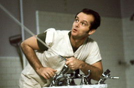 Jack Nicholson One Flew Over the Cuckoo&#39;s Nest with water hose 11x17 Mini Poster - £14.10 GBP