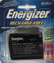 Energizer ER-P511 Rechargeable Cordless Phone Battery NEW SEALED-SHIPS N... - £31.55 GBP
